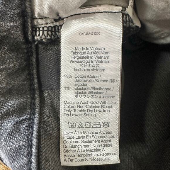 MADEWELL | The '90s Straight Crop Jean Benley Wash Stretch Raw Hems | Size 28 - Picture 10 of 11